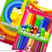 JUGGLEPIE Colorful Modeling Clay for Kids | Art Toys for Creative Children Soft and Easy to Mold Non-Hardening Non-Toxic and Never Dries Out – Over One Pound of Clay – 24 Color Sticks B07D9MMHW1